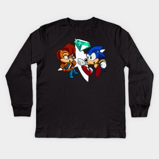 Sonic Sally Kids Long Sleeve T-Shirt